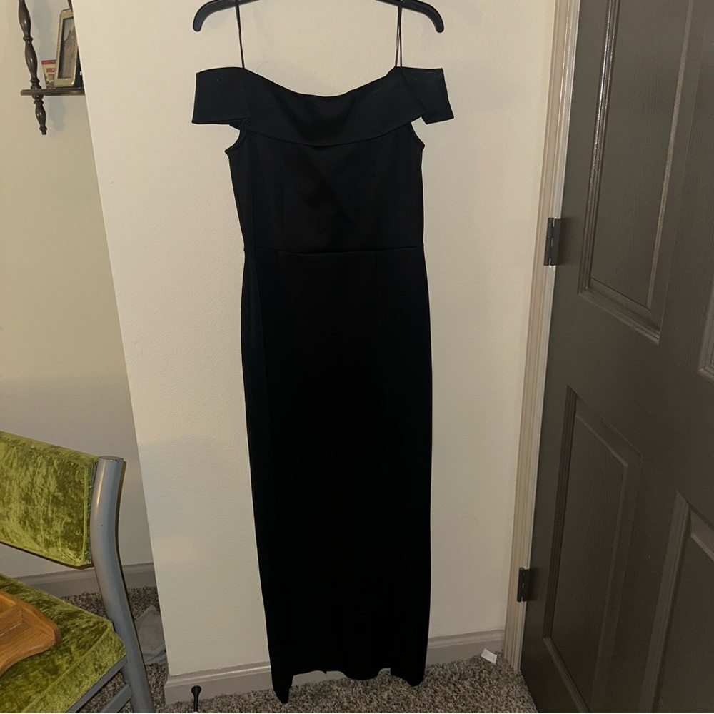 Alex Evenings Black Strapless Gown